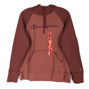 Champion Ladies' Fleece Hoodie Size M Sandal Wood Color‎ Kangaroo Pocket